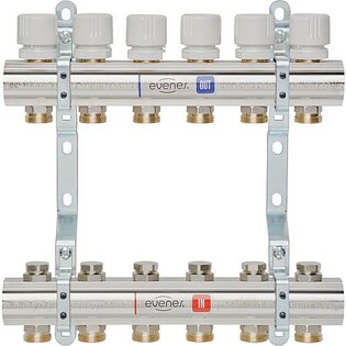 Collector met ingebouwde ventielen