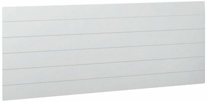 Vlakke voorplaat met lijnmotief