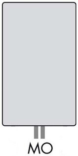 Sierradiator Middenaansluiting