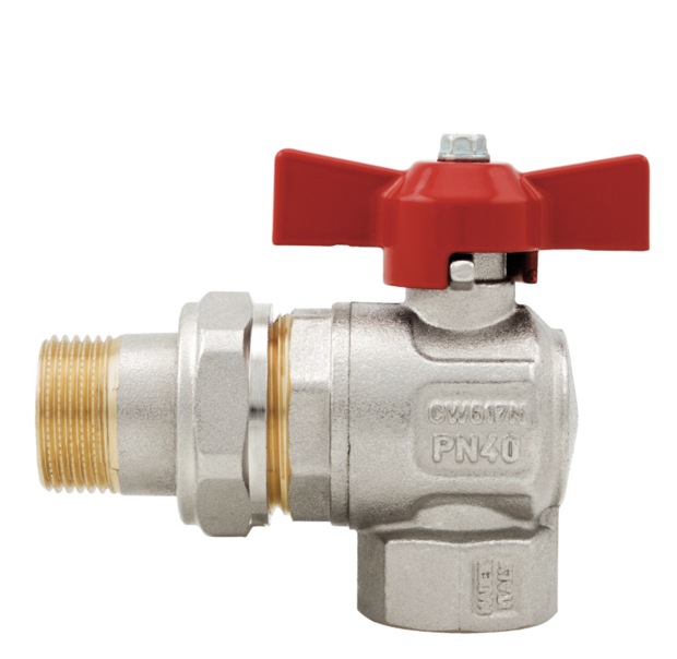 Bolkraan 3/4&quot;MF Met Vlinder &amp; Losse Koppeling  HAAKS