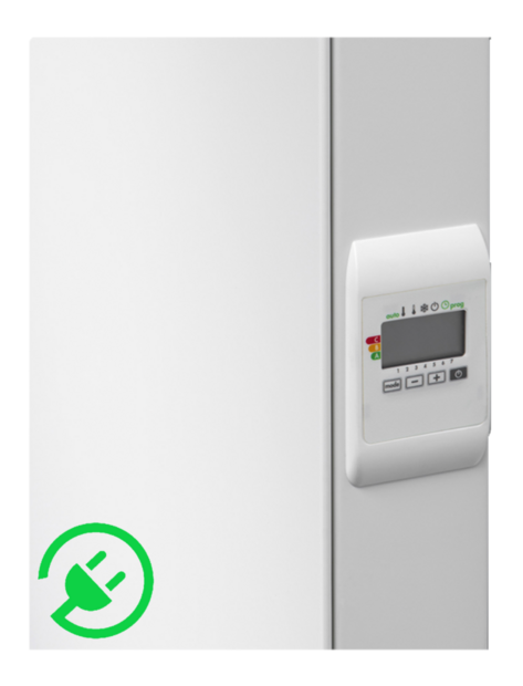 Vasco Electrische radiator  E-PANEL VERTICAAL met vlakke voorplaat EP-V FL H1800 x B500 (1250 Watt)  RAL 9016