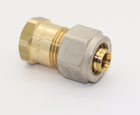 Comisa koppeling recht 3/8"V x 16/2 mm Klemkoppeling