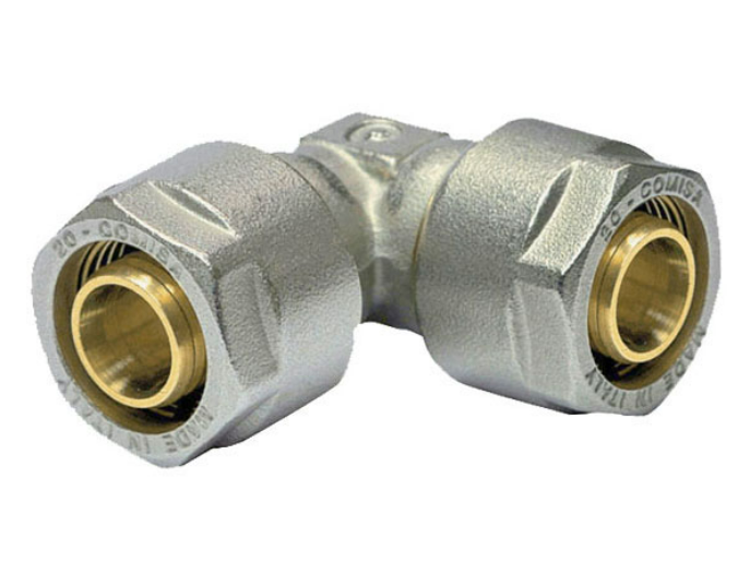 Comisa Knie 18/2 mm Alupex schroef / knel koppeling