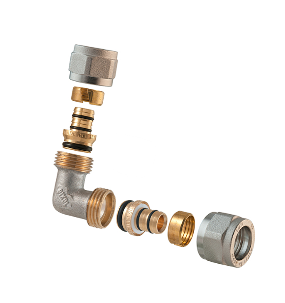 Comisa Knie 18/2 mm Alupex schroef / knel koppeling