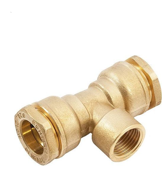 DECA Klemkoppeling T-stuk  32 mm x  1" F  x 32 mm Voor HDPE-Buis