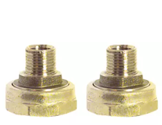 Messing Set Pompkoppelingen MF 5/4"- 1/2" buitendraad Voor Sanitaire Pompen