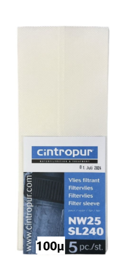 Cintropur Filtervlies 100&micro;m (5 stuks) Voor de NW25 - FWVC100NW250