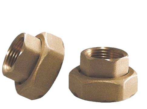 MESSING set Pompkoppeling FF 1&frac12;"F - 1"F  5003001112G