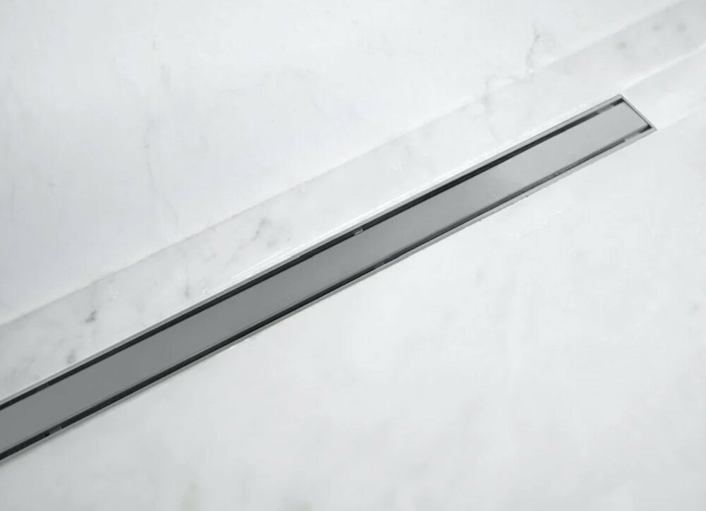 CarroDrain vloergoot Cayman LOW  met Inox Rooster 80 cm