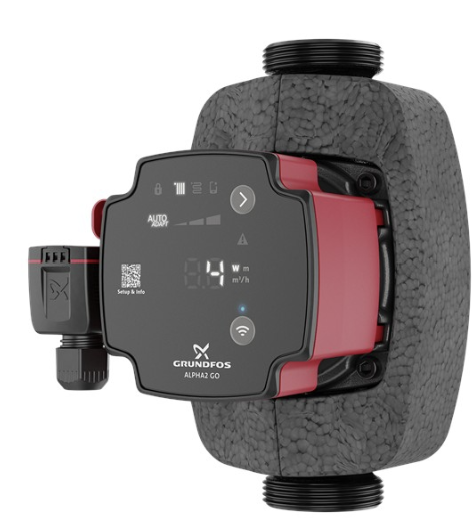 Grundfos ALPHA2 GO 25-60 / 180 mm (CV Pomp Auto-adapt) - 93074216