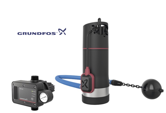Grundfos SB Booster Onderwaterpomp Pakket (SB3-45 AW + PM PLUS ) 