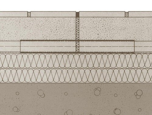 Begetube Uitzetvoeg met zelfklevend profiel voor  Vloerverwarming 2 m