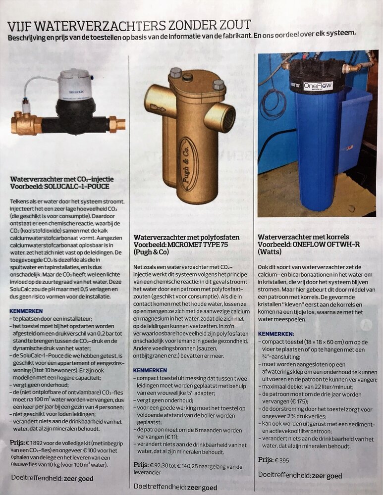Watts OneFlow OFTWH antikalksysteem 3/4" F &ndash; 38 l/min