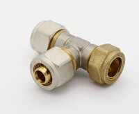 Comisa T-Stuk Alpex 16/2 mm - Alupex 16/2 - Koper 15 mm -schroef / knel koppeling