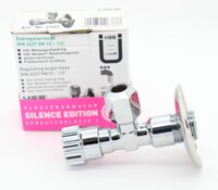 HSE Hoekstopkraan 1/2&quot; x 10  met Rozet / Belgaqua Gekeurd