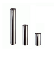 Inox Buis Enkelwandig 0.5 m - Diameter 80mm