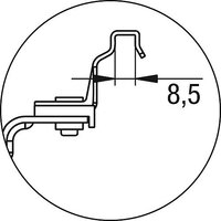 Set Universele ophangconsolen voor paneel radiator met sierrooster