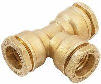 DECA Klemkoppeling T-stuk  25 mm Voor HDPE-Buis