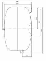 Reflex C Plat Membraanexpansievat 18 l / 1 bar  (CV)