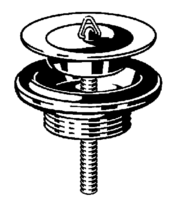 Viega krepine Voor Uitgietbak + Stop  1&frac12;&quot; 103385