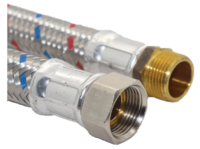 Flexibel Met Inox Omvlechting 3/4&quot;M - 3/4&quot;F - 50 cm