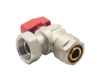 Collector haakse Bolkraan 3/4&quot; losse moer - Alpex 20/2 met  kunststof hendel 