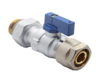 Collector Bolkraan grote doorlaat 1/2&quot; M -  Alupex 20/2 met alu hendel - tweedelig Premium