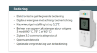 Radson  elektrische radiator Yali RAMO PLUS  Electric H600 x B0700 (1250 Watt) MET VLAKKE VOORPLAAT MET LIJNMOTIEF  RAL 9016