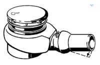 VIEGA DOUCHE SIFON HOOG DEBIET 90MM 51l/min.  578916