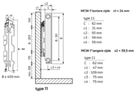 Radson Parada FLEX 8C   H300 L400 T11 (212 Watt) - NIEUW MODEL