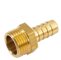 Slangnippel / Slangpilaar Messing 1&frac14;"M - 32 mm