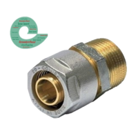 Comisa  koppeling recht 1"M x 16/2 mm Alupex Klemkoppeling
