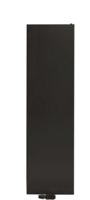 Verticale D- radiator H1800 - T22 - L600 (2214 Watt) met vlakke voorplaat - MAT ZWART