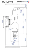 Spirotech Combi lucht- en vuilafscheider 4/4&quot;