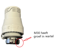 Comap Thermostaatkop Senso RI - M30 x 1,5 voor ventielradiatoren