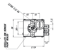 Imit LS1 inbouw veiligheidsaquastaat voor stookolieketel  STB 541510/B