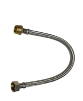 Flexibel Met Inox Omvlechting 1/2&quot;M  - 1/2&quot;F  - 40 cm