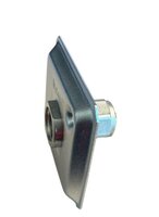 Gevelkom / Straatplaat vierkant schroef incl aansluiting Alupex 16/2