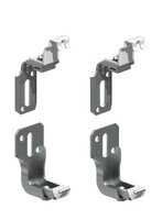 Set Universele ophangconsolen voor paneel radiator met sierrooster