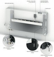 Jaga Strada Hybrid 35 x 100 x 21 (5000 W bij 75/65/20&deg;C)