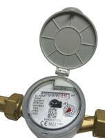 Waterteller 4/4 " koud water incl tellerkoppelingen