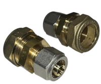 Water Knelkoppeling Recht overgangskoppeling 22 koper  x 16/2 Alupex