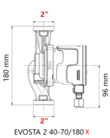 DAB EVOSTA2 40-70/180 X mm  2"  (CV Pomp) - 60186050