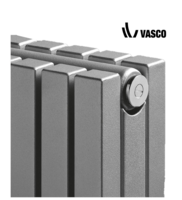 Vasco Verticale Design Radiator Carre CPVN2-ZB H1800 B475  GREY BLUE  9803  (1878 Watt)