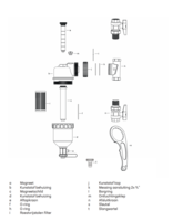 VSO  Vuilafscheider  3/4" met magneet en demontagesleutel