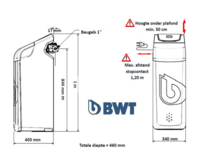 BWT my PERLA 15 waterontharder &ndash; compleet aansluitpakket