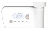 Elektrische handdoekradiator Radson Bagana 1807 x 600 mm  incl thermostaat  &ndash; 1000W &ndash; RAL 9016