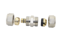 Klemkoppeling overgangsmof koper/staal  10 mm - 16/2 Alpex