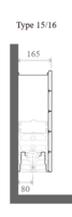 Jaga wandinbouw  Hybrid 30 x 090  x 16 ACO  