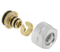 Klemkoppeling EK (3/4") x 14 mm Alupex 